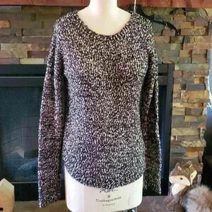 Black and white sweater